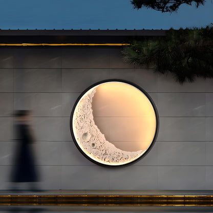 3D Moon Indoor & Outdoor Wall Lamp-2