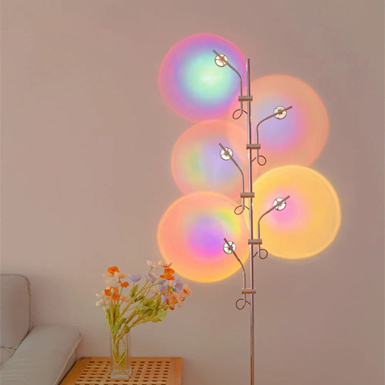 5-Head Projector Floor Lamp-4