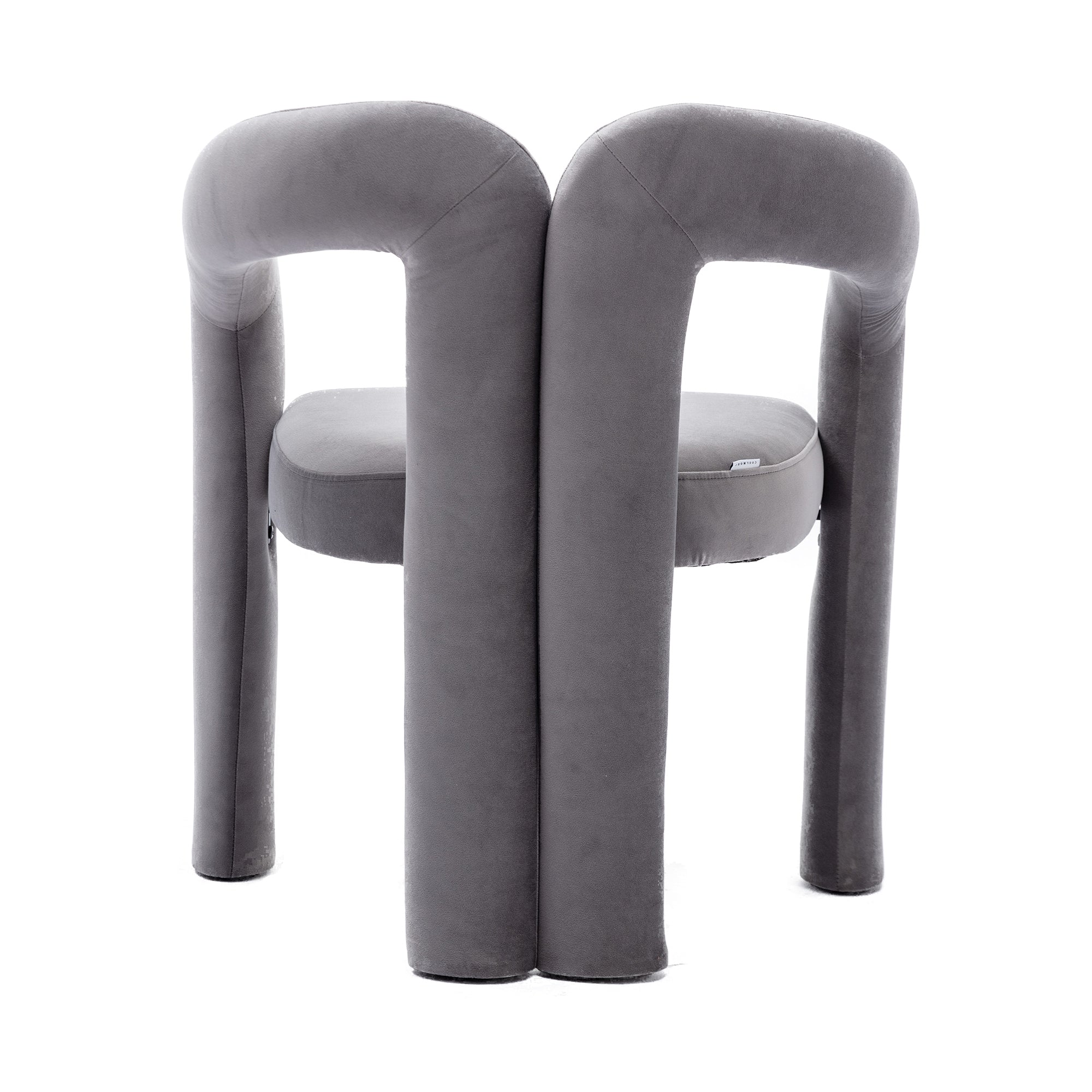 Set of 2 Contemporary Upholstered Accent Chair-9