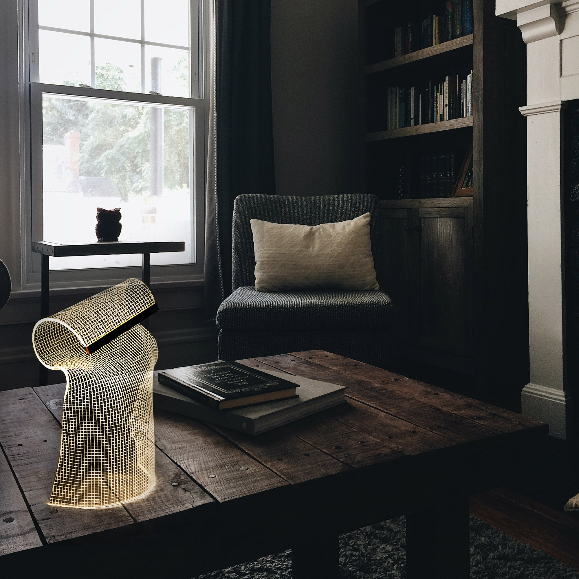 Crystal LED Table Lamp, Modern Art Decorations-2