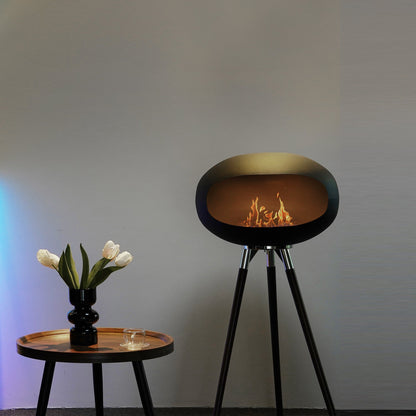 Tripod Indoor + Outdoor Ethanol Fireplace-1