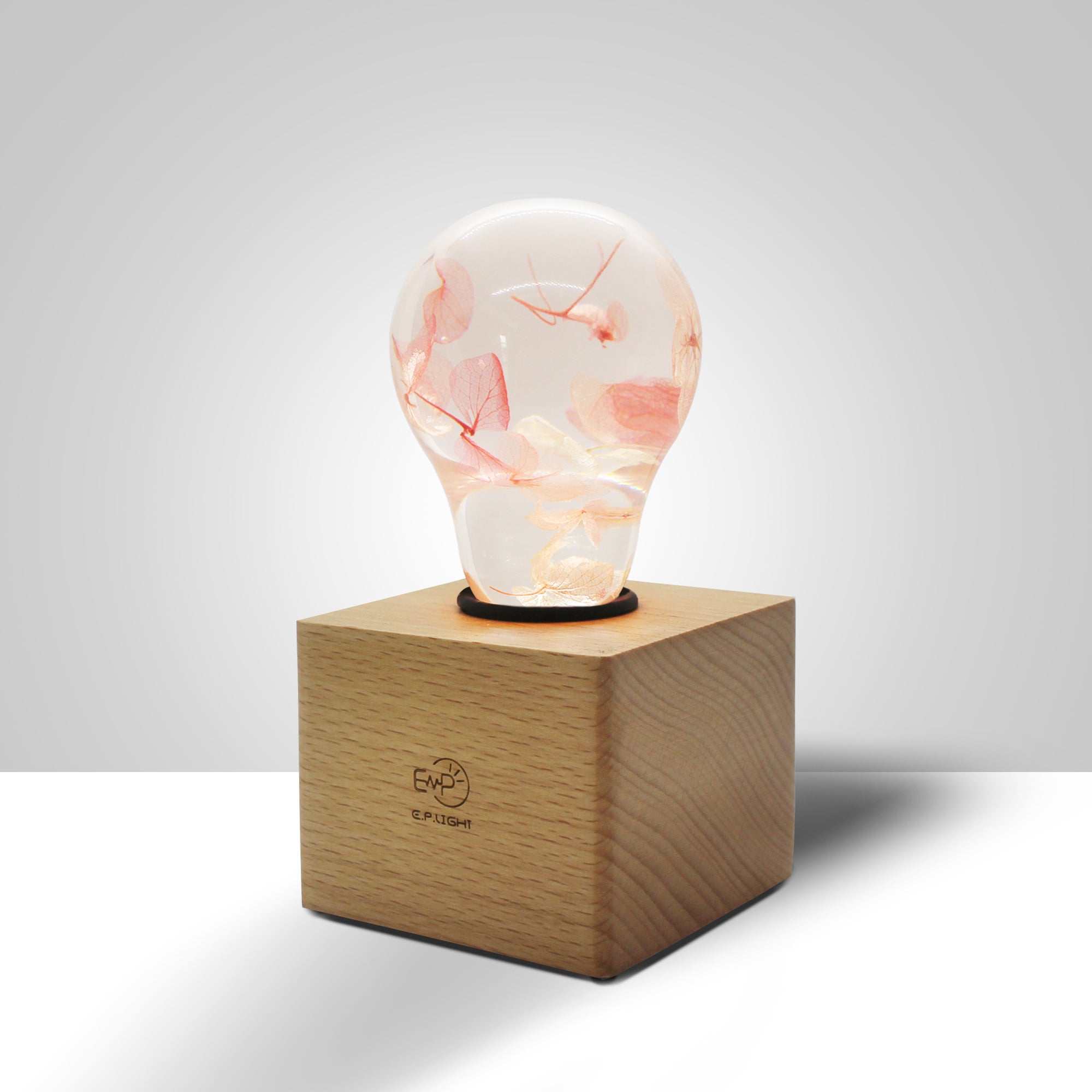 Table Lamp - Pink Hydrangea-5