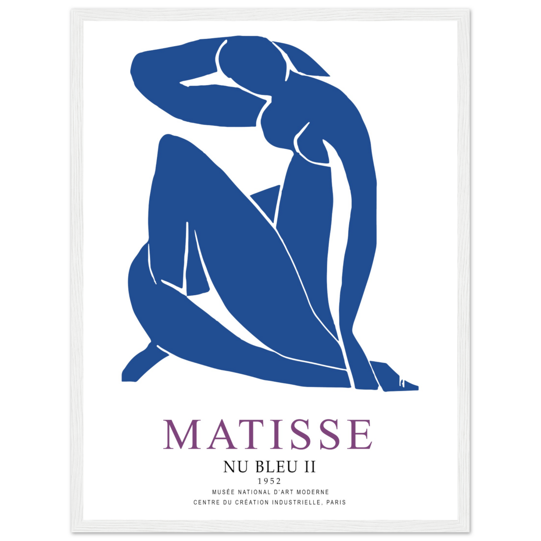 Henri Matisse Nu Bleu II (Blue Nude II) 1952 Artwork Poster-15