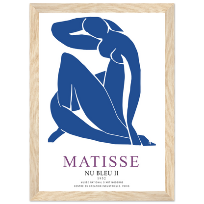 Henri Matisse Nu Bleu II (Blue Nude II) 1952 Artwork Poster-9