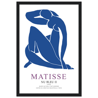 Henri Matisse Nu Bleu II (Blue Nude II) 1952 Artwork Poster-6