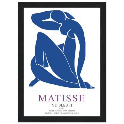 Henri Matisse Nu Bleu II (Blue Nude II) 1952 Artwork Poster-0