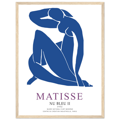 Henri Matisse Nu Bleu II (Blue Nude II) 1952 Artwork Poster-11