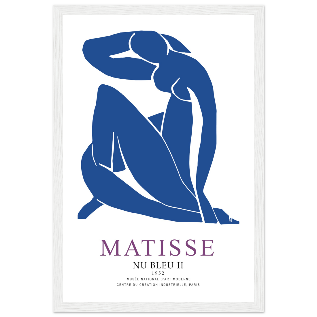 Henri Matisse Nu Bleu II (Blue Nude II) 1952 Artwork Poster-14