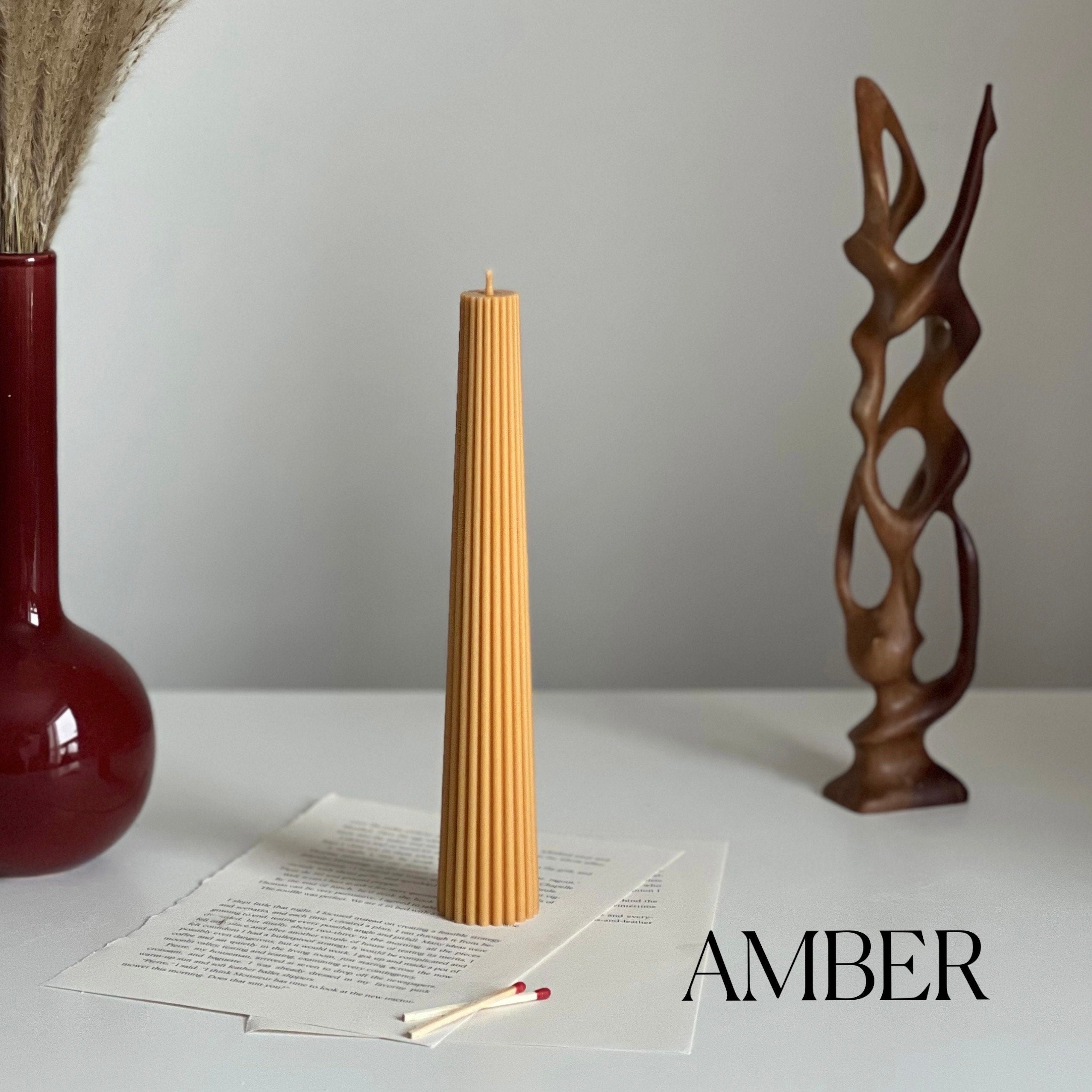 Greko Column Ribbed Candle-5