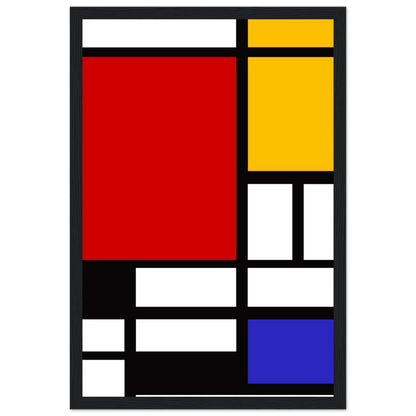 Piet Mondrian - Composition with Red, Yellow, and Blue - 1942 Artwork Poster-3