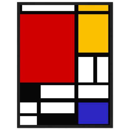 Piet Mondrian - Composition with Red, Yellow, and Blue - 1942 Artwork Poster-4