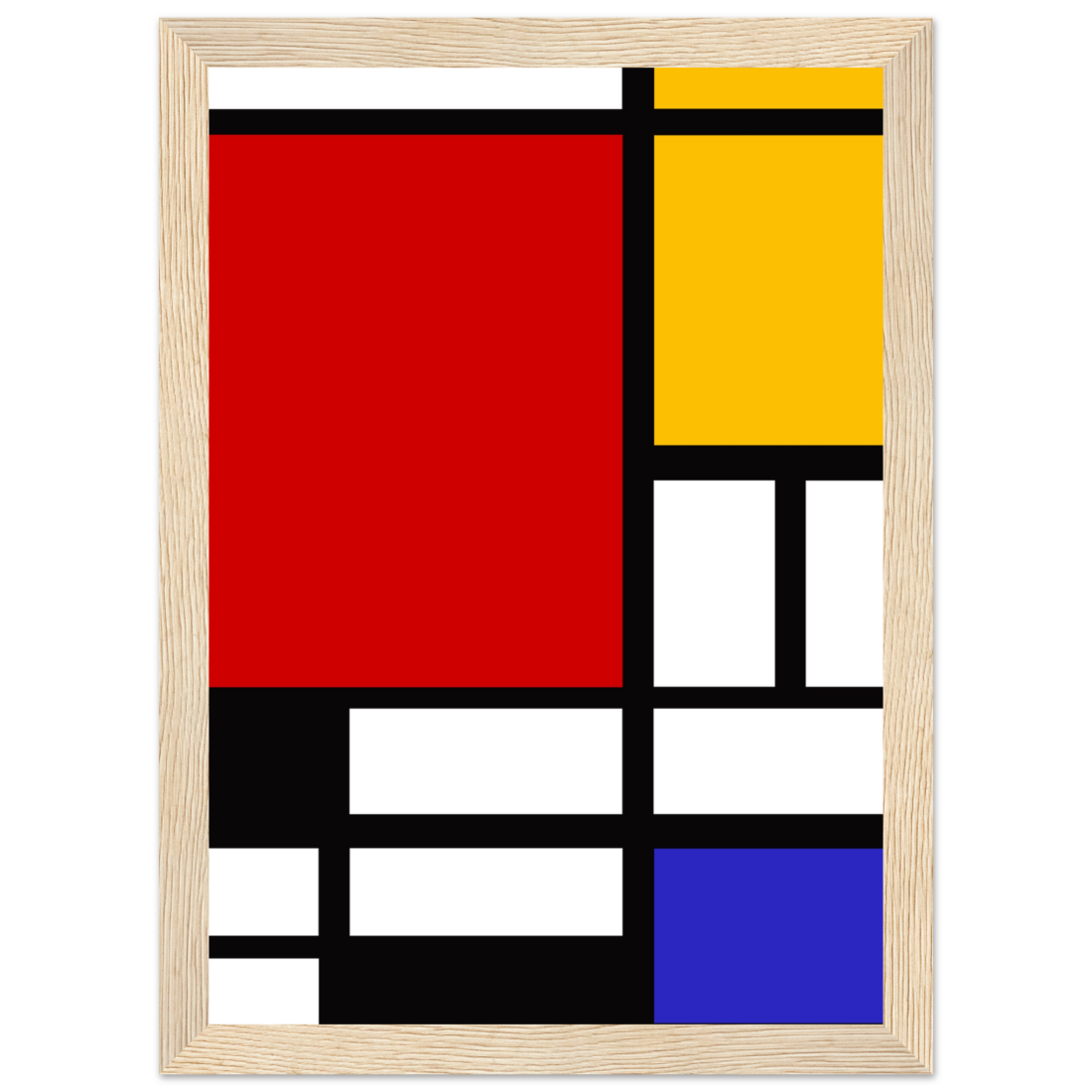 Piet Mondrian - Composition with Red, Yellow, and Blue - 1942 Artwork Poster-6