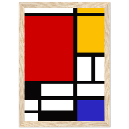 Piet Mondrian - Composition with Red, Yellow, and Blue - 1942 Artwork Poster-6