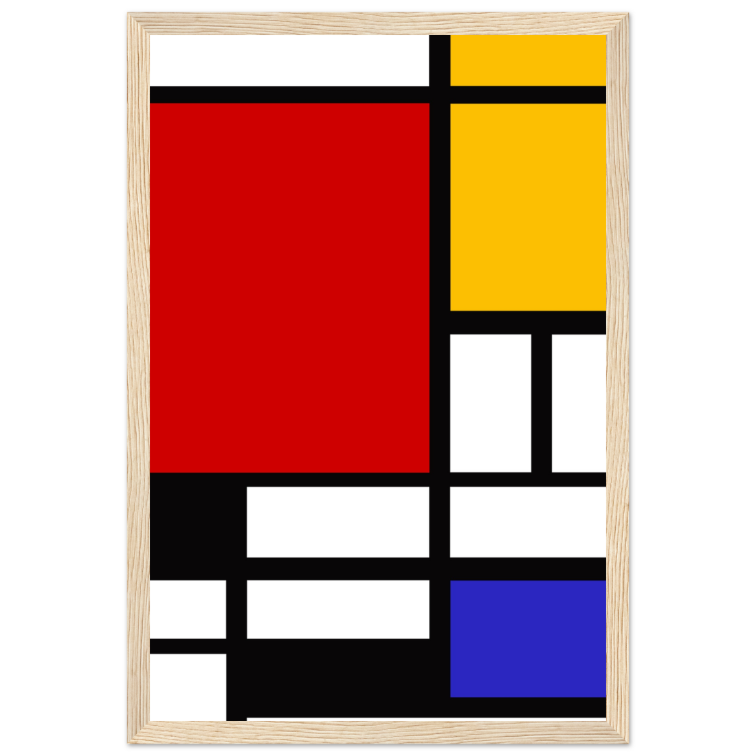 Piet Mondrian - Composition with Red, Yellow, and Blue - 1942 Artwork Poster-7