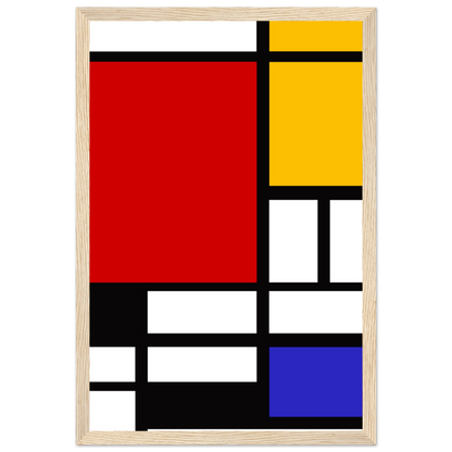 Piet Mondrian - Composition with Red, Yellow, and Blue - 1942 Artwork Poster-7