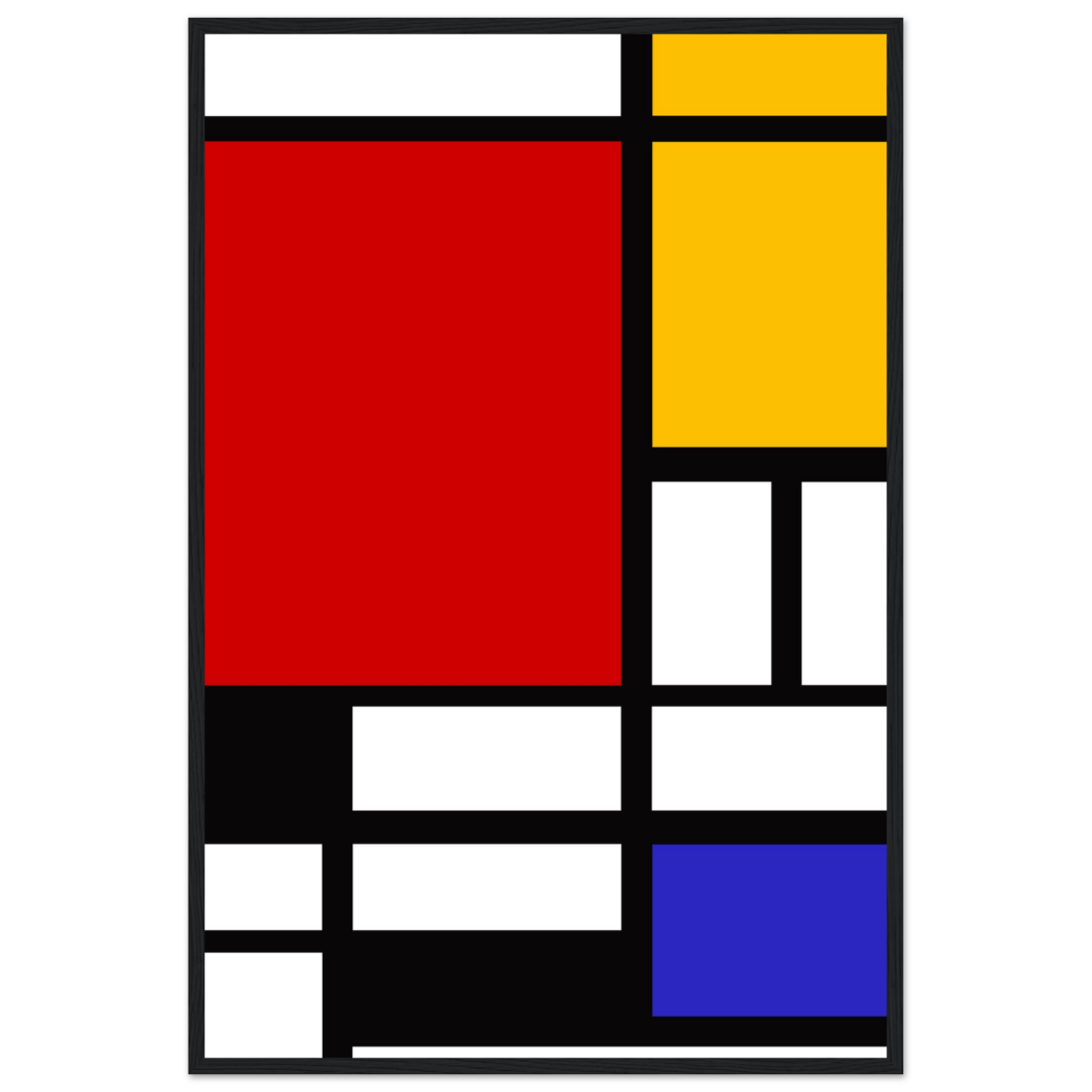 Piet Mondrian - Composition with Red, Yellow, and Blue - 1942 Artwork Poster-5