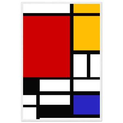 Piet Mondrian - Composition with Red, Yellow, and Blue - 1942 Artwork Poster-13