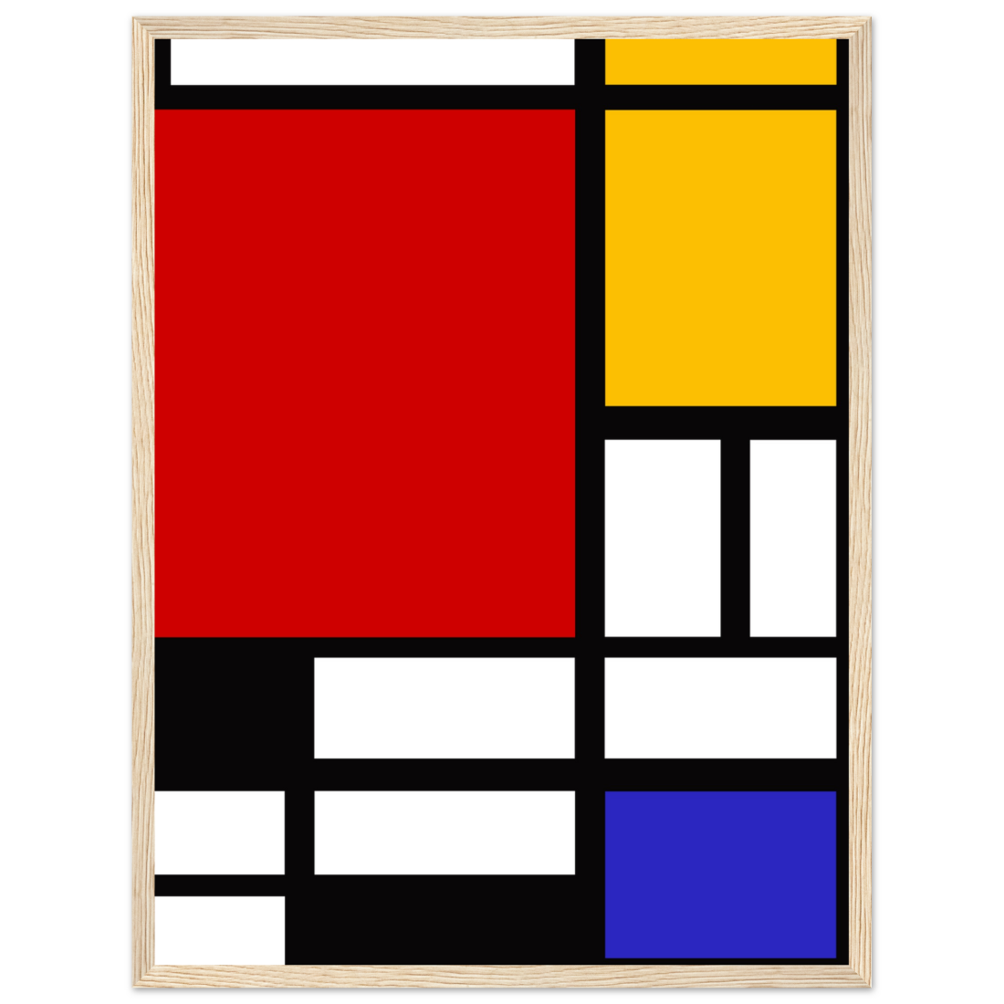 Piet Mondrian - Composition with Red, Yellow, and Blue - 1942 Artwork Poster-8