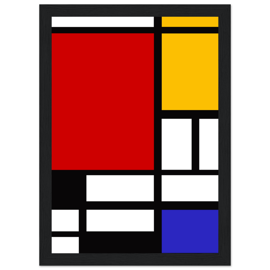 Piet Mondrian - Composition with Red, Yellow, and Blue - 1942 Artwork Poster-0