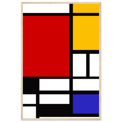 Piet Mondrian - Composition with Red, Yellow, and Blue - 1942 Artwork Poster-9