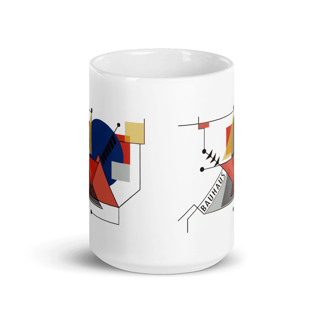 Walter Gropius Bauhaus Geometry Artwork Mug-6