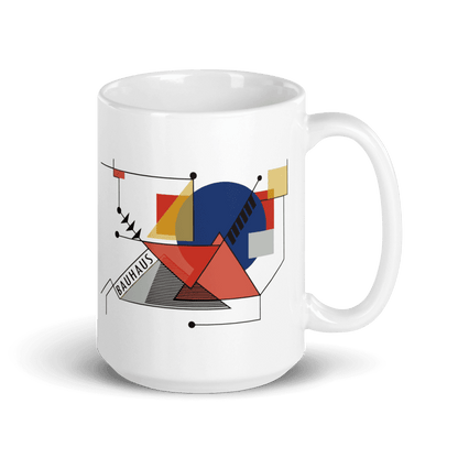 Walter Gropius Bauhaus Geometry Artwork Mug-7